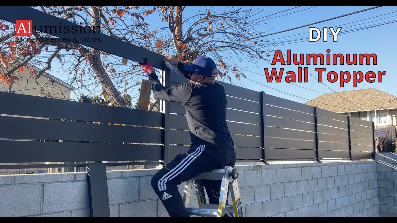 | Aluminum fence and gate systems | Easy & Fast DIY installation. - YouTube