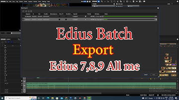 HOW TO BATCH EXPORT IN EDIUS 6,7,8,9,X (HINDI TUTORIAL)#G k Garaphics