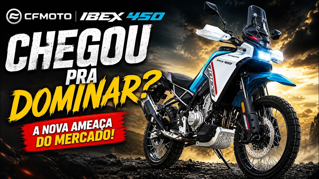 A MOTO CHINESA QUE PODE MUDAR O MERCADO? Conheça a CFMOTO IBEX 450 ...