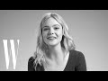 Elle Fanning on Crying Over Her Sister Dakota and 'Say Yes to the Dress' | Screen Tests | W Magazine