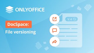 How to restore previous file versions in ONLYOFFICE DocSpace