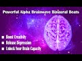 Unlock Your Brain Capacity ✔ 1hr Alpha Binaural Beat Session ✔ Boost Creativity & Release Depression