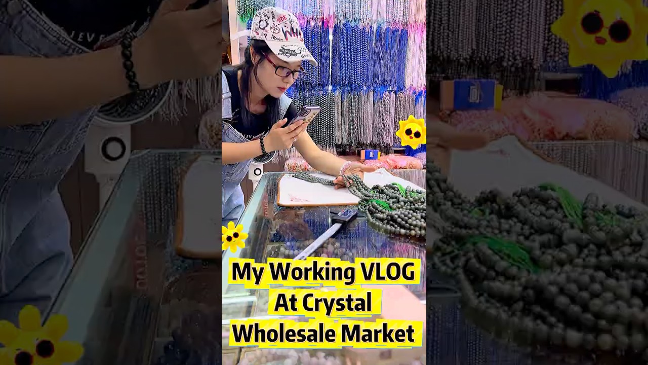 VLOG at Crystal Wholesale Market #vlog #wholesale #crystals - YouTube