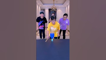 Hit Building Blocks Challenge, So Exciting, Can You Do It？! ! #Funnyfamily #Partygames #Familygames