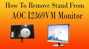 How To Remove AOC Monitor Stand. Detached I2369VM Based Stand#aoc #monitor