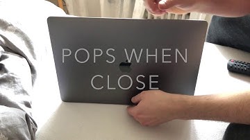 MacBook Pro 15 2016 screen open pop sound, popping and creaking noise