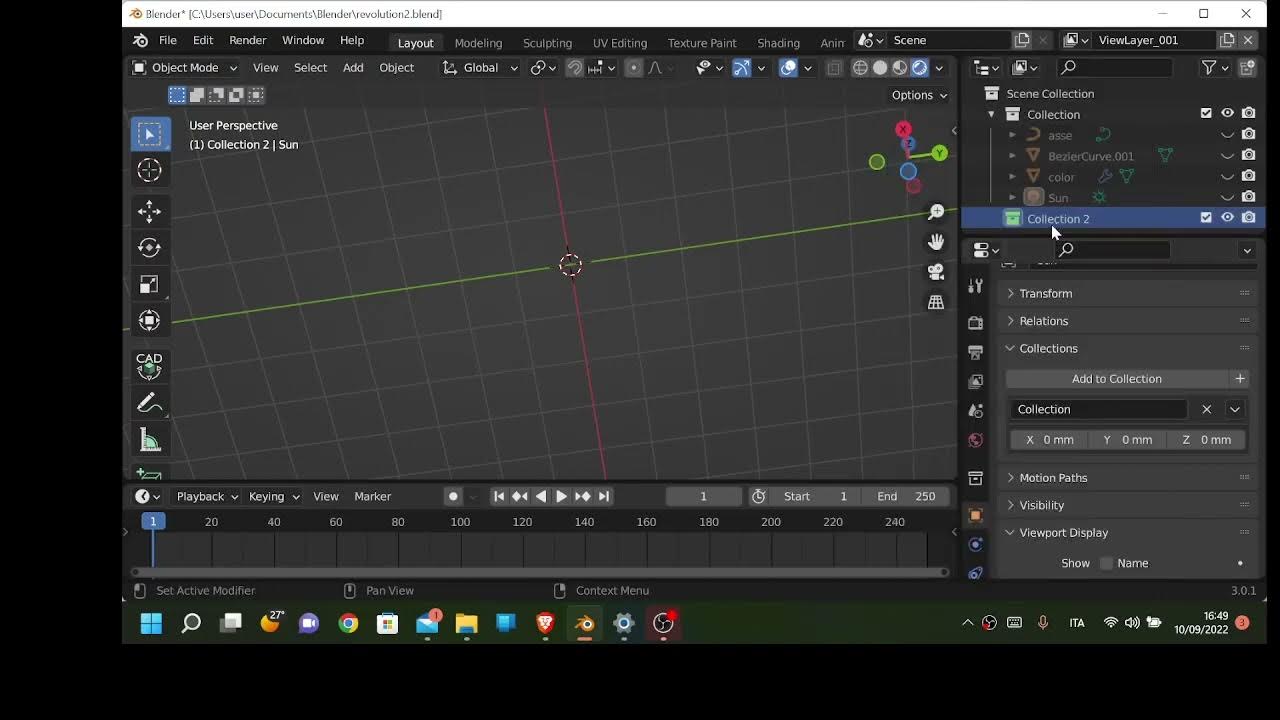 Straight line in blender from bezier curve :Metod 1( Bangla) - YouTube