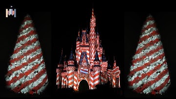Disney Inspired Christmas Tree Projection