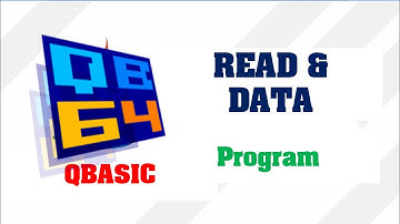 READ DATA STATEMENT IN QBASIC | Greatest and Smallest among 2 numbers using Read Data || Make Easy