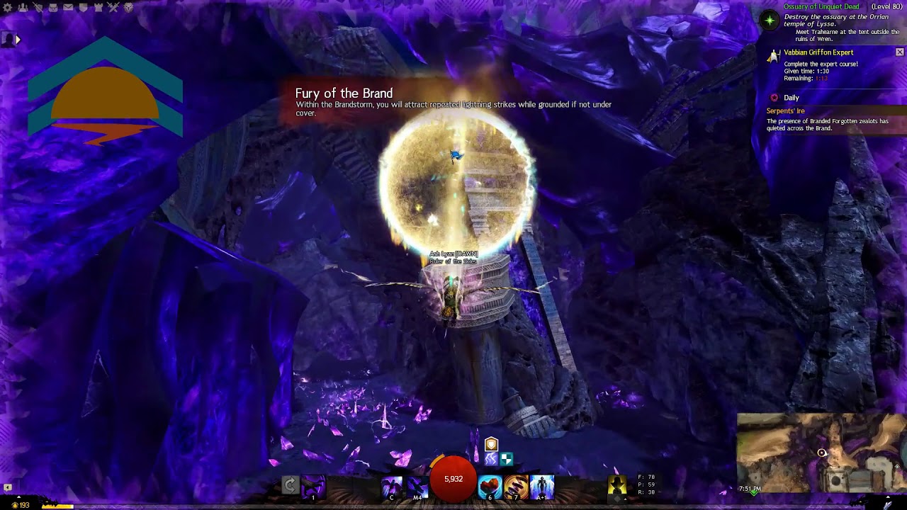 Guild Wars 2: Vabbian Griffon Expert Gold - FAST 17.560 Seconds