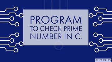 Program to Check Prime Number in C (HINDI)