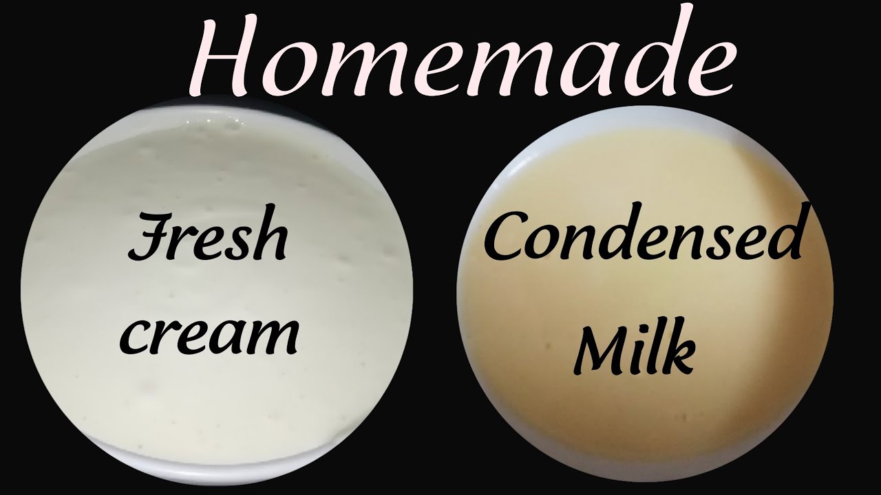 Fresh Cream & Condensed Milk Easy Recipe YouTube