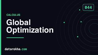 Global Optimization — Visual Guide + Solved Problems | GATE DA | datarekha