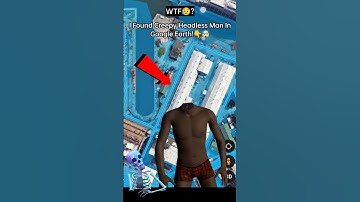 WTF😰? I Found Creepy Headless Man 🔴In Google Earth!🌎 #shorts #map #googleearth