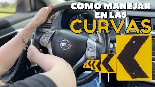 COMO CONDUCIR UN AUTO AUTOMÁTICO EN LAS CURVAS.Clases de Manejo para Principiantes.