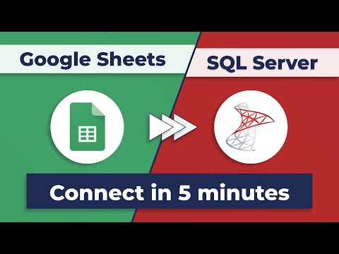 Google Sheets + Microsoft SQL Server: Import Google Drive CSV Files to Microsoft SQL Server