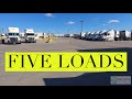 JB HUNT INTERMODAL DRIVER - FIVE LOADS