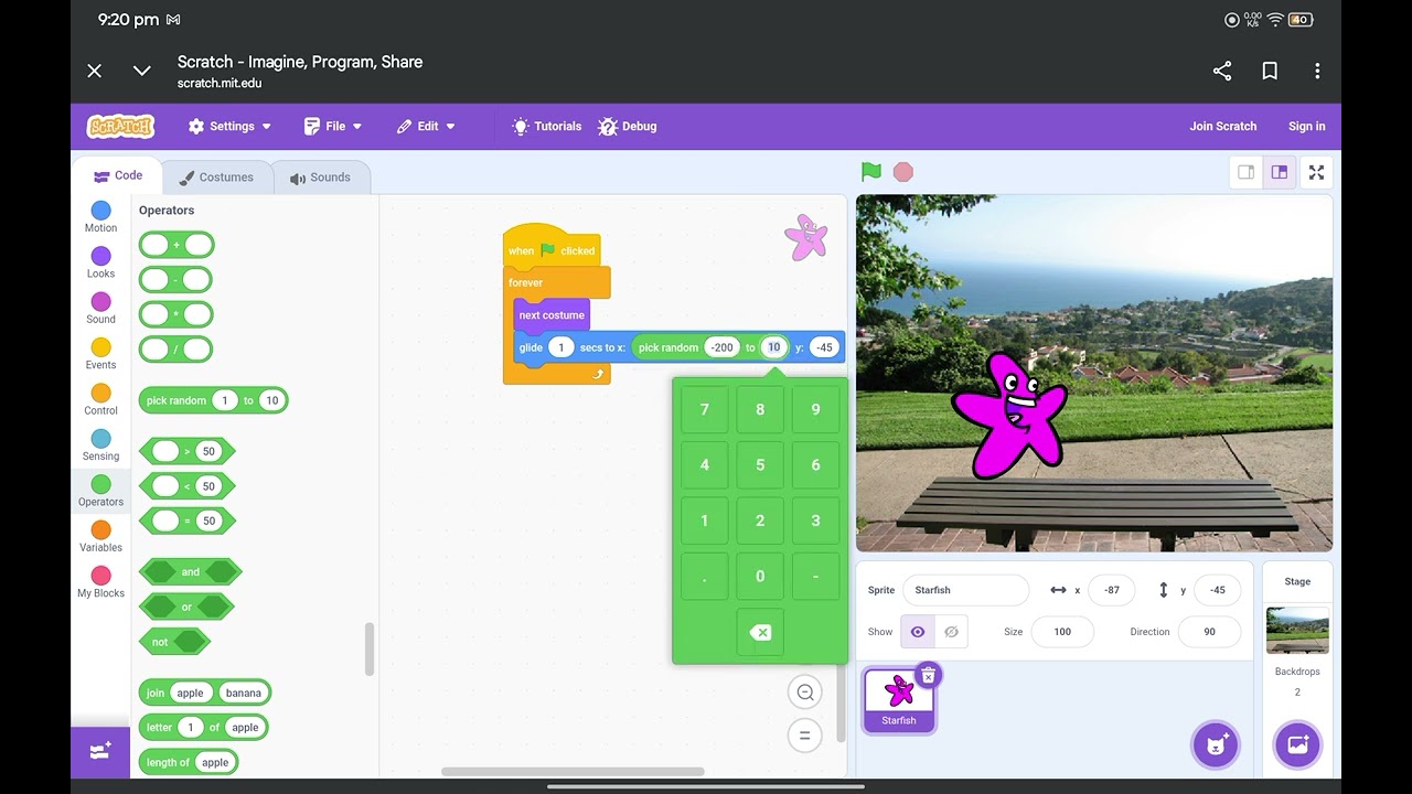 Starfish cloning tutorial in scratch 3🐱⭐
