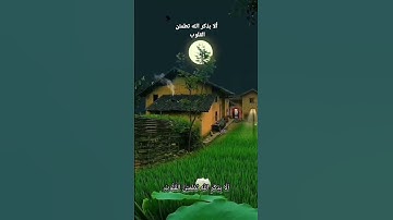 ألا بذكر الله تطمئن القلوب #quran #قران_كريم #تلاوة_خاشعة #اسلاميات  #راحة_نفسية #الفرج_بعد_الشدة
