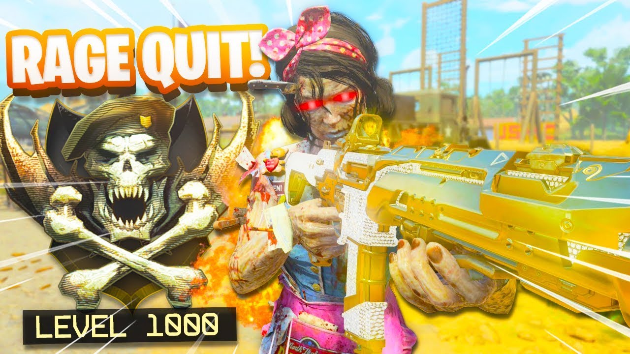 EXPOSING a LEVEL 1000 FULL PARTY in Black Ops 4.. (RAGE 😂)