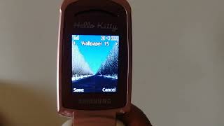 SamsungE2210 HelloKitty Pnik&White Discontinued flipVintage Announced 2000,Dualscreen, Bluetooth.