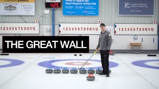 Curling Drills - Weight Control and Line of Delivery:  The Great Wall [of Granite]