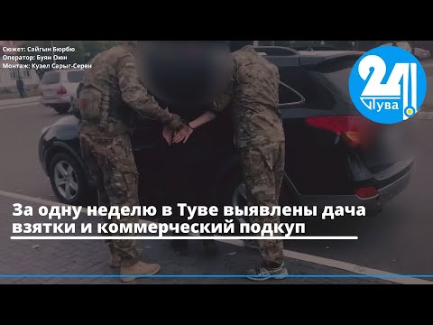 За одну неделю в Туве выявлены дача взятки и коммерческий подкуп