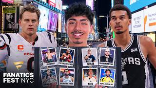 I Turned Backstage at Fanatics Fest Into a Polaroid Album... Ft. Worlds Biggest Athletes