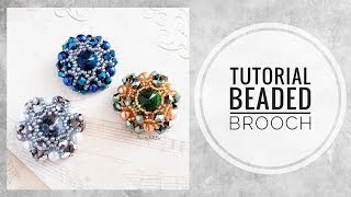 #МК - Брошь из бисера | #Tutorial - beaded brooch #МК - Брошь из бисера | #Tutorial - beaded brooch