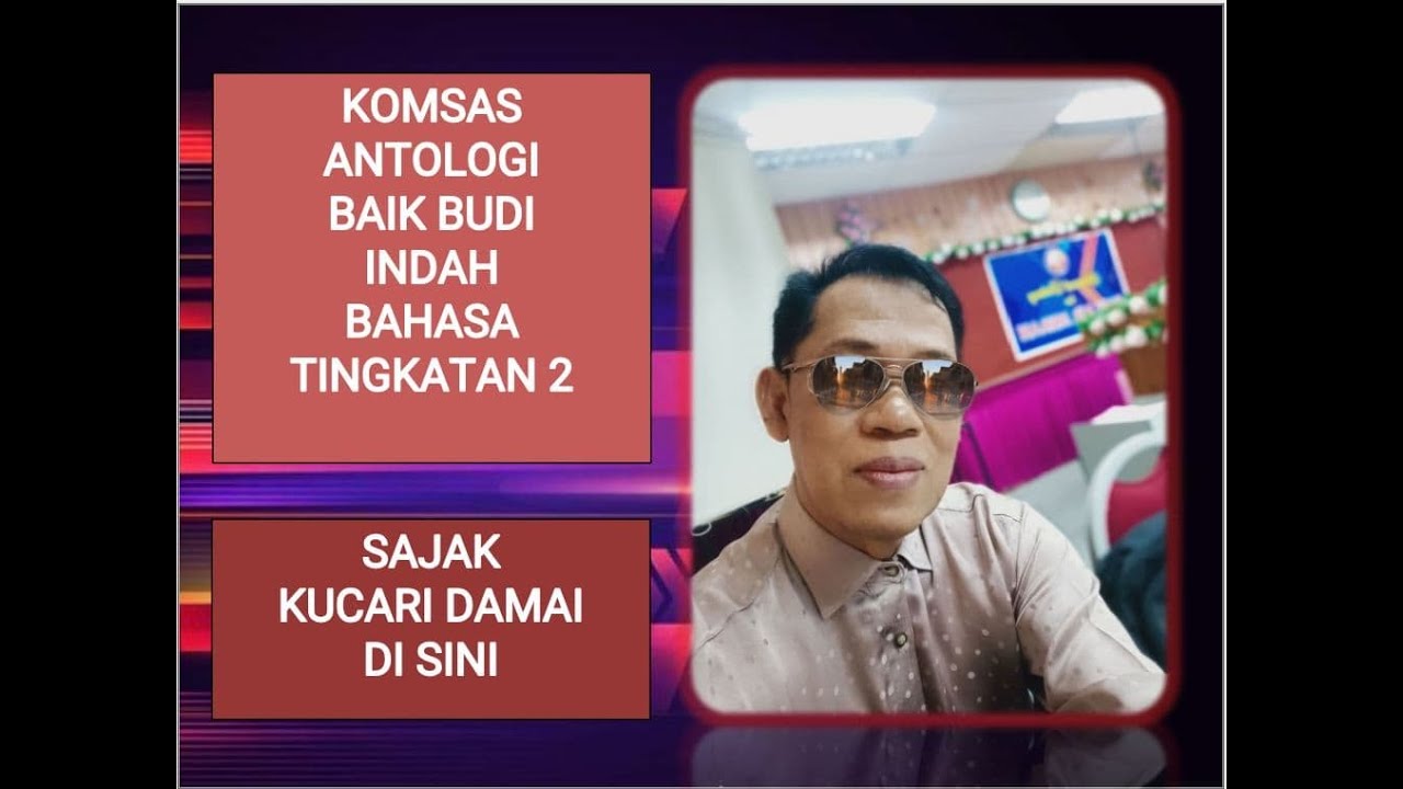 Pdpr Bahasa Melayu Ting 2 Sajak Kucari Damai Di Sini Youtube