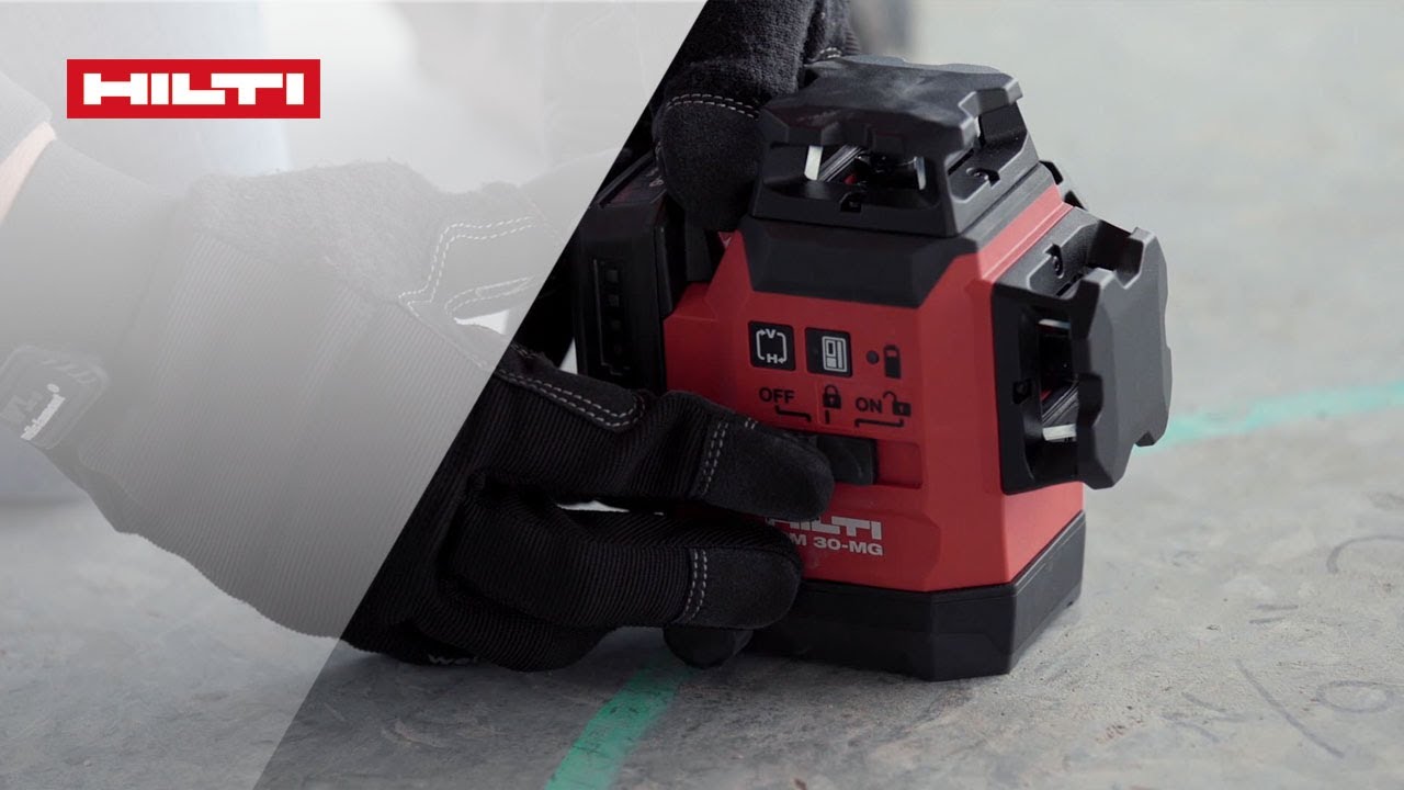 DÉCOUVREZ le nouveau laser multiligne excentrique à faisceau vert Hilti PM  30-MG 