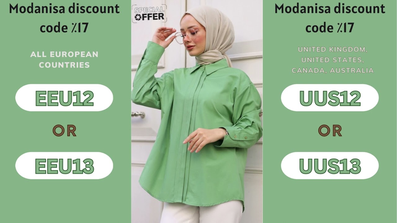 Modanisa Promo Code | European Special: 17% Off Everything!