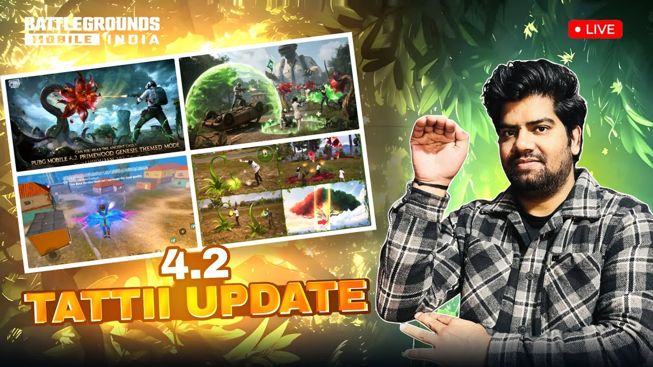 BGMI LIVE  NEW UPDATE 4.2 THE JUNGLE EVOLVED VERSION  - STREAMING LIVE  GENTLEMAN GAMING