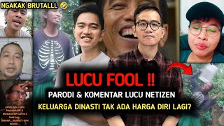 LOL‼️FUNNY PARODY & NETIZEN COMMENTS‼️JOKOWI'S FAMILY HAS NO SELF-RESPECTS ANYMORE❓