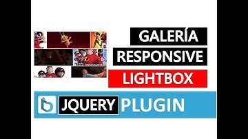 Galería responsive con lightbox incluido (Fácil, rápido de implementar)
