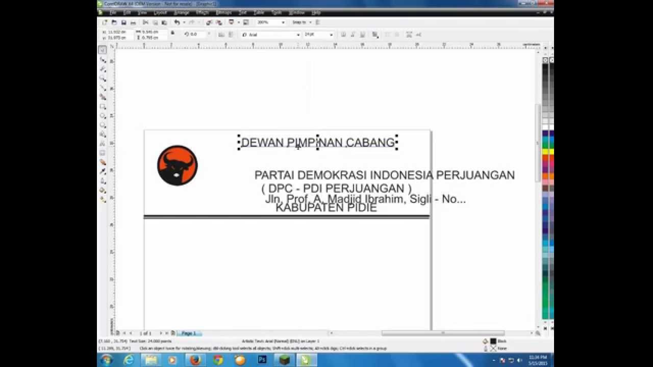 Cara Membuat 1 Muka Surat Letterhead