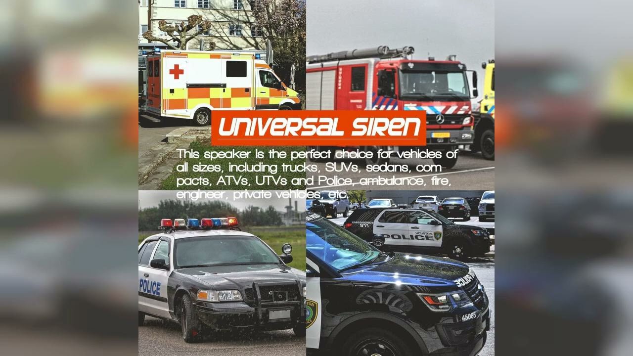 Review: BooYu 200W Compact High-Performance PA Siren Horn Speaker [Ultra Slim] [8 Ohms] [125-1...