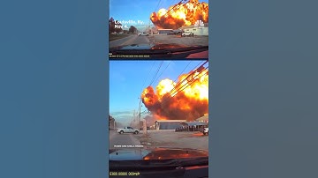 Dashcam captured moment UPS Flight 2976 crashed