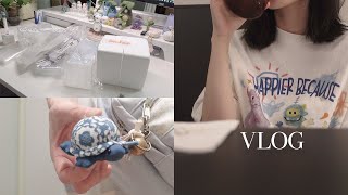 vlog, 보관함 왕창사서 정리하기🧹, 재택근무, 물리치료하고 재활운동 하는 일상, 김치찌개