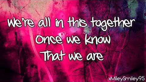Thumbnail of High School Musical   We're All In This Together with lyrics