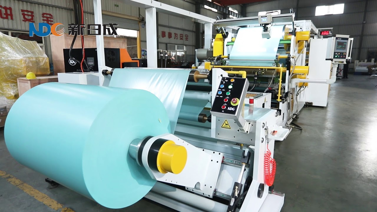 NTH1200 Semiauto hot melt adhesive coating machine YouTube