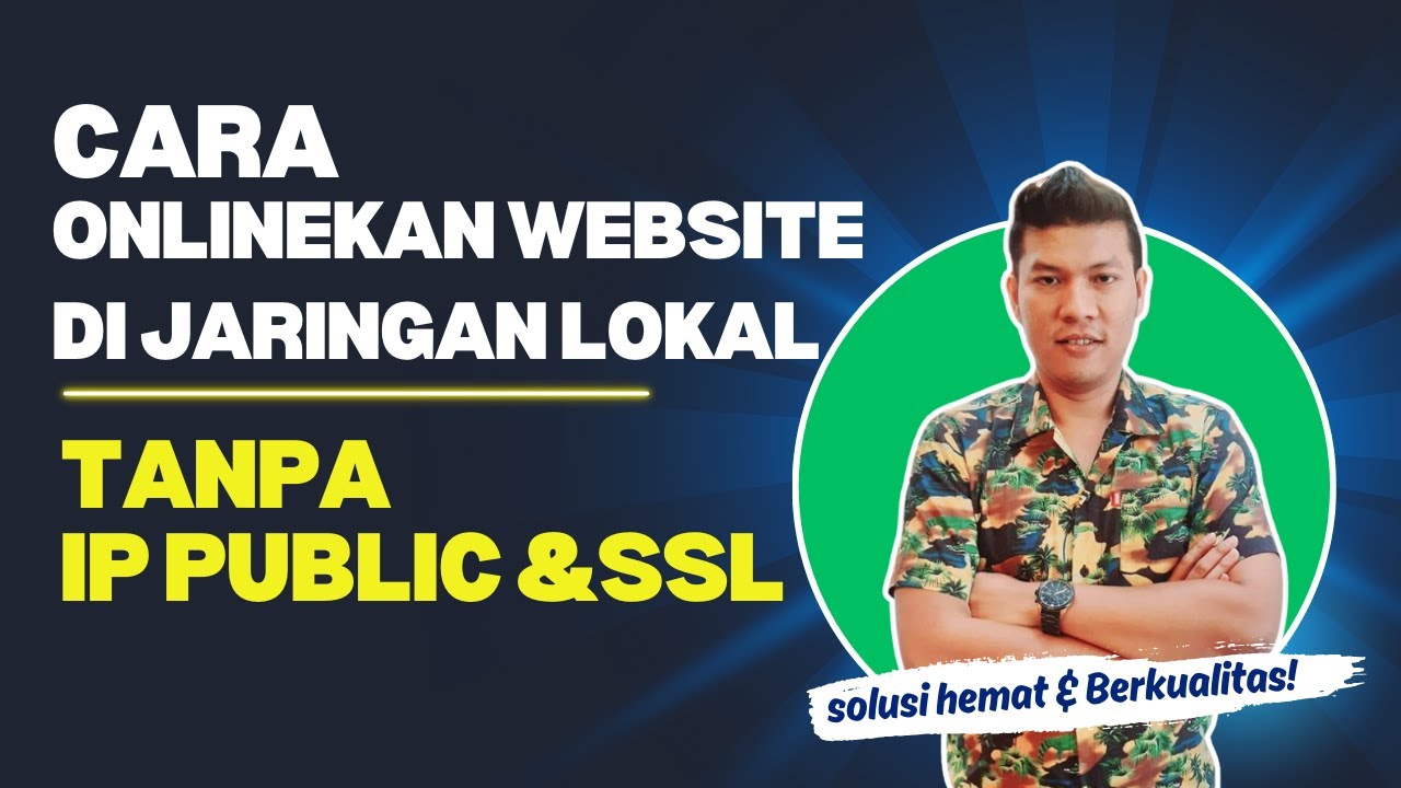 Cara onlinekan website tanpa ip public dengan cloudflare tunnel youtube