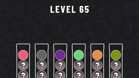 Ball Sort Puzzle Level 65 #ballsortpuzzle #ballsortpuzzlegameplay #puzzlegame #mobilegames