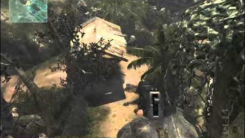 MW3 water slide (on top of village)