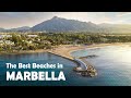 Marbella  the best beaches in town  spain from above 4k