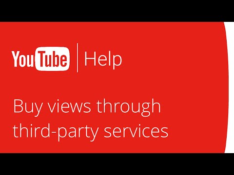 Buying YouTube views through third-party services