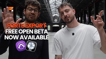 Forte Export for Pro Tools and Logic Pro - FREE BETA! Automate Mix Bounce #protools #logicpro