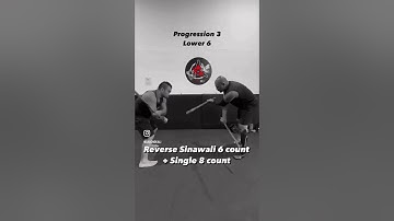 Full Progression - Reverse Sinawali 6 count + Single 8 count