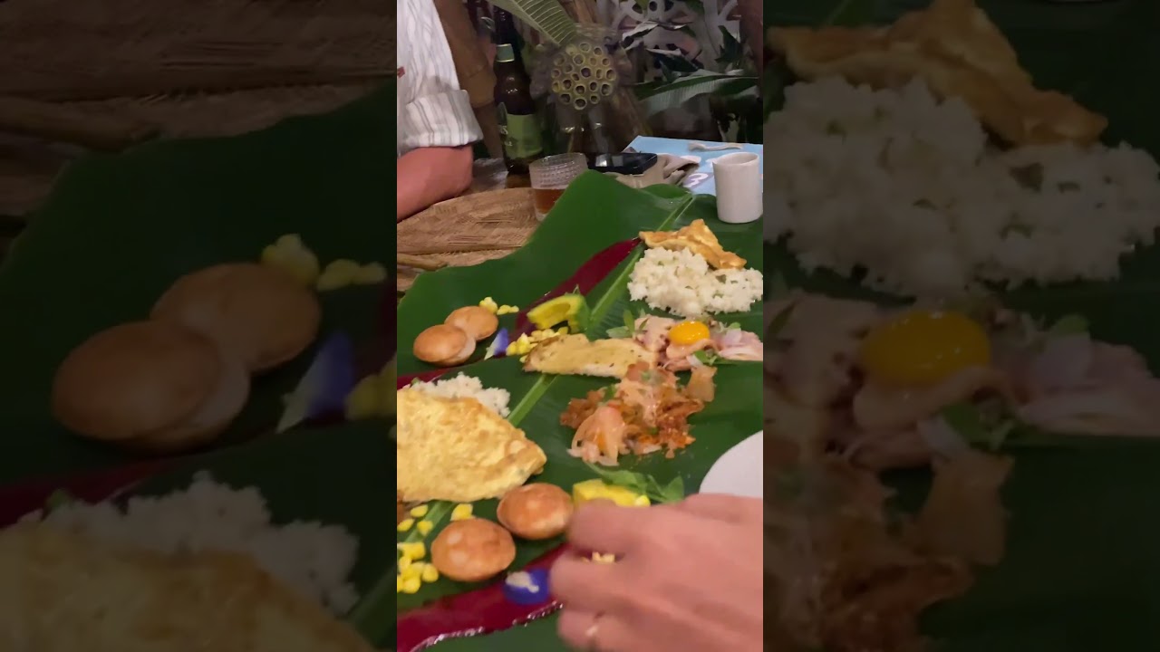 Les repas traditionnel cambodgien . 