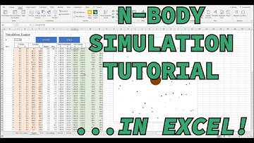 N-Body Simulation Tutorial in Excel!
